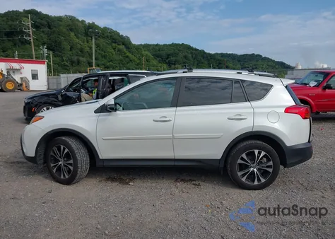 2015 Toyota Rav4 Limited z USA, uszkodzony, nr VIN 2T3DFREV6FW398036